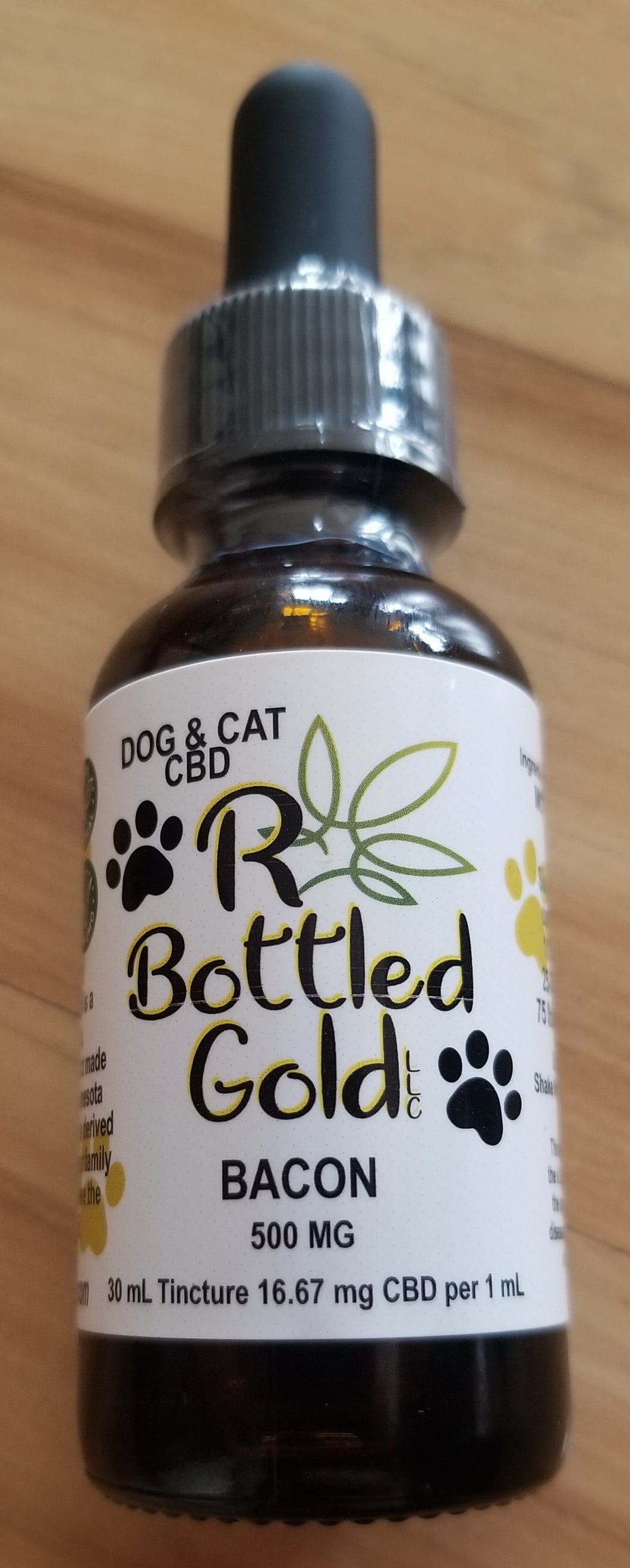 Dog & Cat CBD Oil Tincture - R Bottled Gold LLC