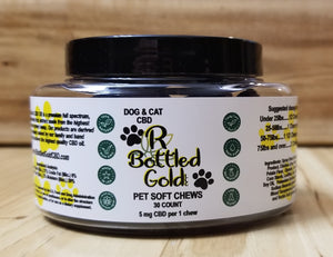 CBD Pet Soft Chews - R Bottled Gold LLC